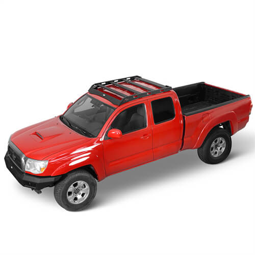 Load image into Gallery viewer, Aluminum Roof Rack Cargo Rack 4x4 Truck Parts For 2005-2023 Toyota Tacoma Access Cab  - Hooke Road b4035s 4