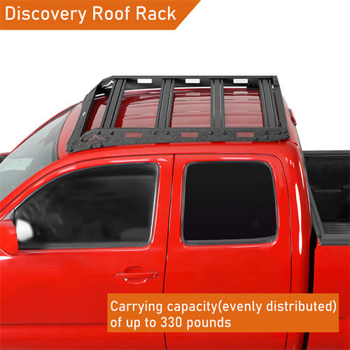 Load image into Gallery viewer, Aluminum Roof Rack Cargo Rack 4x4 Truck Parts For 2005-2023 Toyota Tacoma Access Cab  - Hooke Road b4035s 9