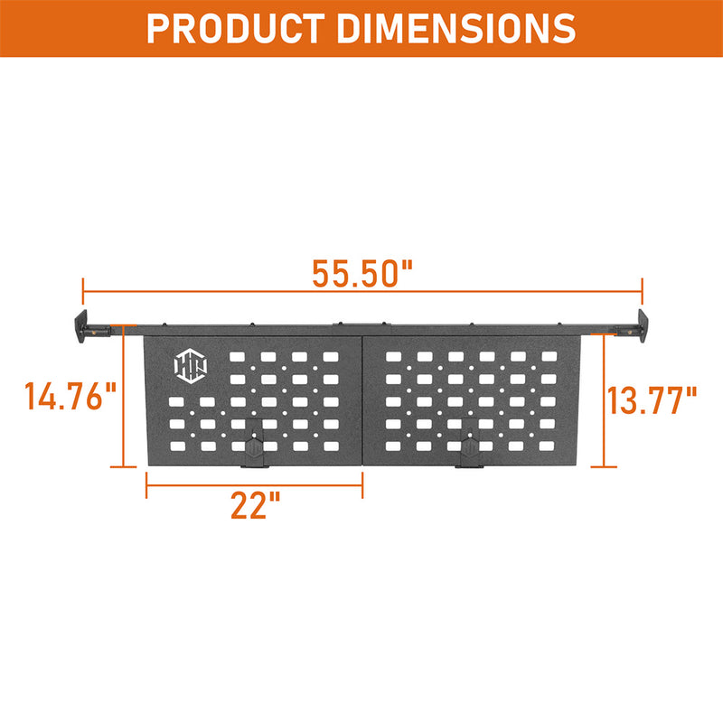 Load image into Gallery viewer, Hooke Road Bed Cargo Manager Divider for 2005-2023 Toyota Tacoma b4042s 5