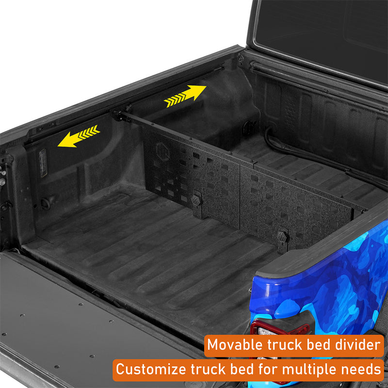 Load image into Gallery viewer, Hooke Road 2020-2026 Jeep Gladiator JT Bed Cargo Manager Divider b7030s 6