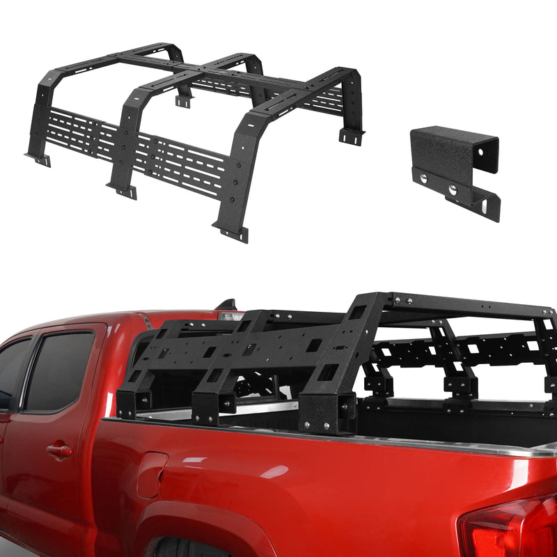 Load image into Gallery viewer, 18.8" High Overland Bed Rack Fits Toyota Tacoma & Tundra 6' Bed - Hooke Road