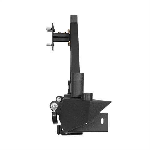 HookeRoad Blade Front Bumper w/ 60W Work Light Bar & Different Trail Rear Bumper w/Tire Carrier Combo Kit for 2007-2018 Jeep Wrangler JK JKU  Hooke Road HE.2031+2029 23