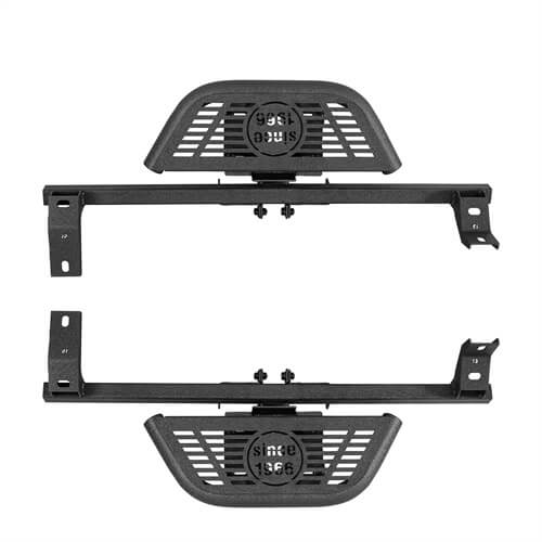 Load image into Gallery viewer, 2021-2024 Ford Bronco Side Steps Side Hoop Steps kit 4x4 Truck Parts - Hooke Road b8931s 18