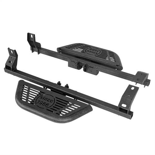 Load image into Gallery viewer, 2021-2024 Ford Bronco Side Steps Side Hoop Steps kit 4x4 Truck Parts - Hooke Road b8931s 20