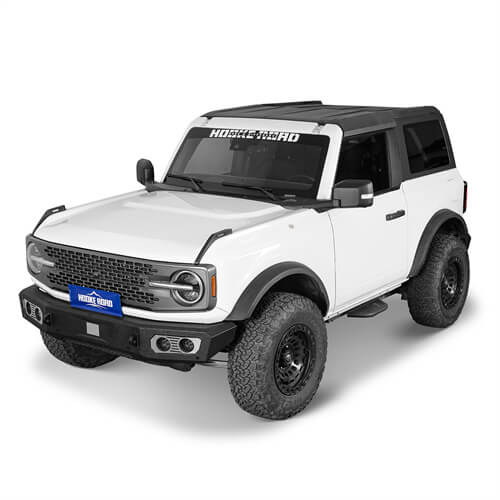 Load image into Gallery viewer, 2021-2024 Ford Bronco Side Steps Side Hoop Steps kit 4x4 Truck Parts - Hooke Road b8931s 4