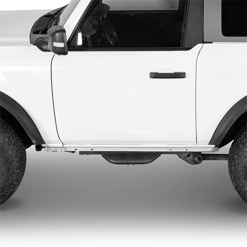 Load image into Gallery viewer, 2021-2024 Ford Bronco Side Steps Side Hoop Steps kit 4x4 Truck Parts - Hooke Road b8931s 6
