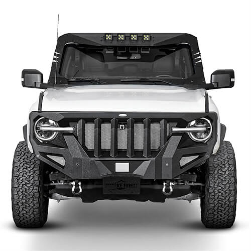 Load image into Gallery viewer, 2021-2024 Ford Bronco Madmax Windshield Frame Sun Visor Cowl w/4 LED Light - Hooke Road