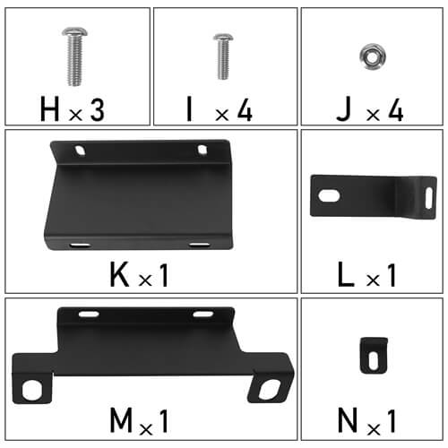 Load image into Gallery viewer, Bronco Molle Panel Rear Window Flank Storage Panel For 2021-2022 Ford Bronco - Hooke Road FT20015 7