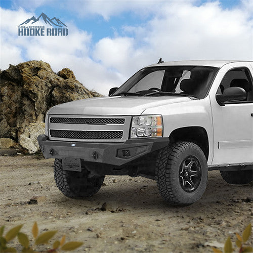 Load image into Gallery viewer, Hooke Road Chevy Silverado 1500 Aftermarket Front Bumper for 2007-2013 Chevy Silverado 1500 2nd Generation b9033 4