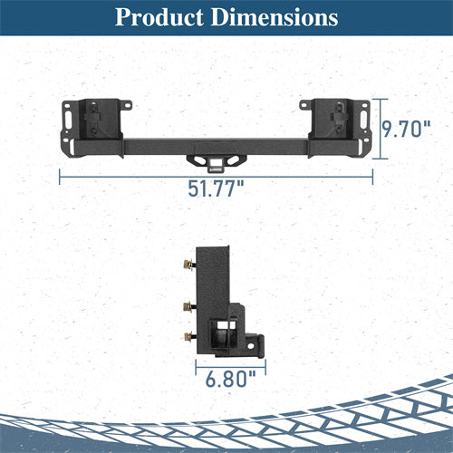 Load image into Gallery viewer, Hooke Road Class III Receiver Hitch with 2" Square Receiver Opening for 2015-2025 Ford F-150 b8286 5