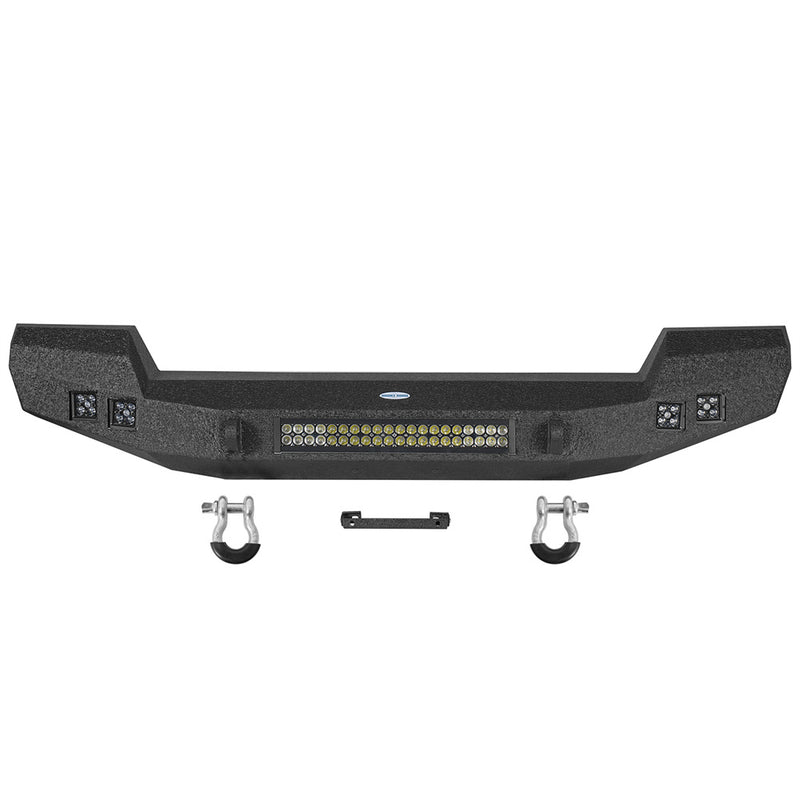 Load image into Gallery viewer, HookeRoad Jeep JK front Bumper for 2007-2018 Jeep Wrangler JK JKU b2052s 4