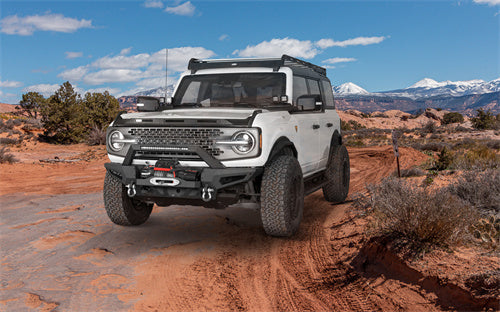 Load image into Gallery viewer, 2021-2023 Ford Bronco (Excluding Raptor) DiscoveryⅠFront Bumper w/72W Light Bar - Hooke Road b8912s 16
