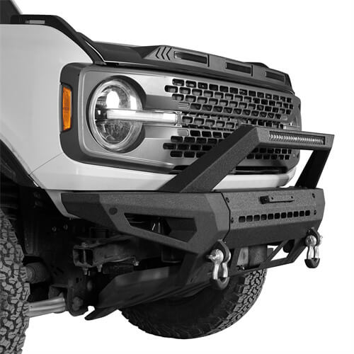 Load image into Gallery viewer, 2021-2023 Ford Bronco (Excluding Raptor) DiscoveryⅠFront Bumper w/72W Light Bar - Hooke Road b8912s 6
