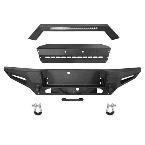 Load image into Gallery viewer, 2021-2023 Ford Bronco (Excluding Raptor) DiscoveryⅠFront Bumper w/72W Light Bar - Hooke Road b8912s 9
