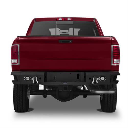 Load image into Gallery viewer, 2010-2018 Dodge Ram 2500 3500 Rear Bumper w/LED Floodlights - HookeRoad  b6401 3