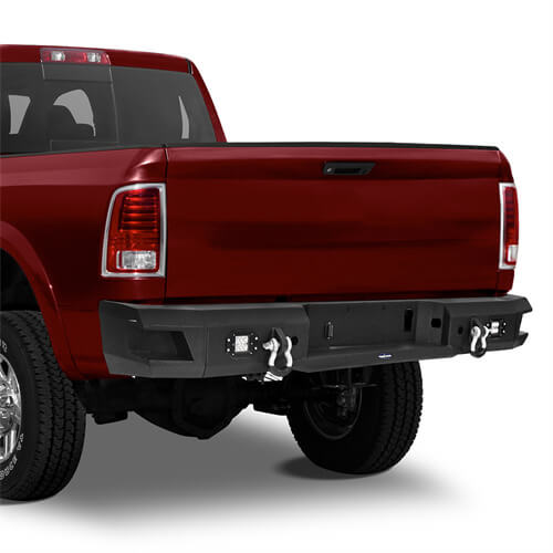 Load image into Gallery viewer, 2010-2018 Dodge Ram 2500 3500 Rear Bumper w/LED Floodlights - HookeRoad  b6401 4