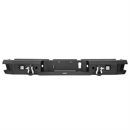 Load image into Gallery viewer, 2010-2018 Dodge Ram 2500 3500 Rear Bumper w/LED Floodlights - HookeRoad  b6401 5