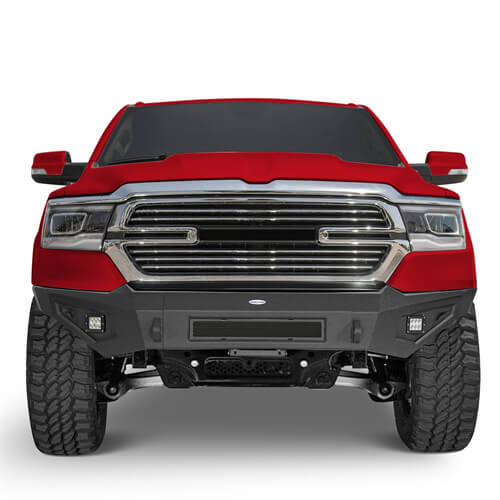 Load image into Gallery viewer, 2019-2023 Ram 1500 Aftermarket Front Bumper w/LED Spotlights - Hooke Road b6030 4