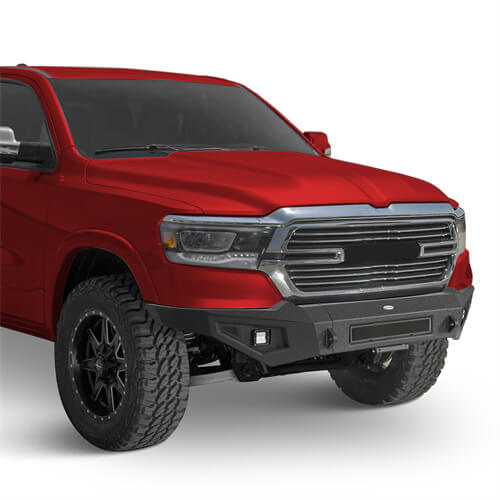 Load image into Gallery viewer, 2019-2023 Ram 1500 Aftermarket Front Bumper w/LED Spotlights - Hooke Road b6030 6