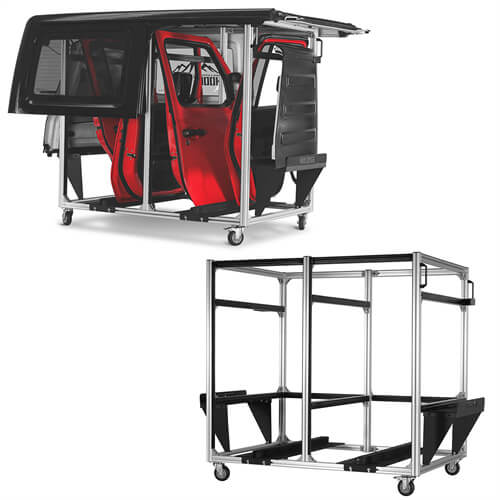 Load image into Gallery viewer, Products Doors and Hardtops Storage Cart (97-23 Wrangler TJ JK JL Hardtop Gladiator JT Hardtop & 21-23 Ford Bronco Hardtop) b2067s 2