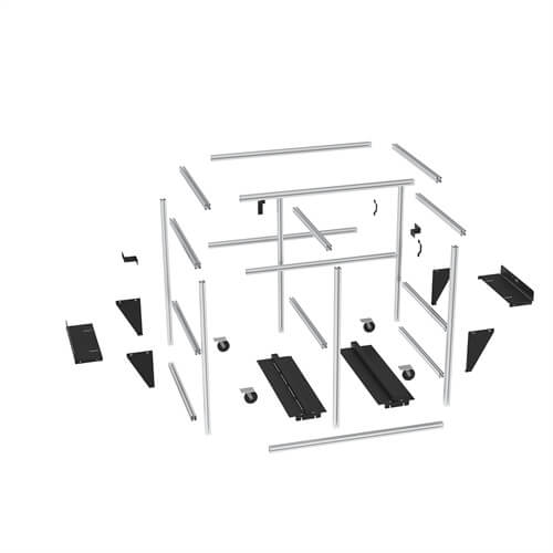 Load image into Gallery viewer, Products Doors and Hardtops Storage Cart (97-23 Wrangler TJ JK JL Hardtop Gladiator JT Hardtop & 21-23 Ford Bronco Hardtop) b2067s 8