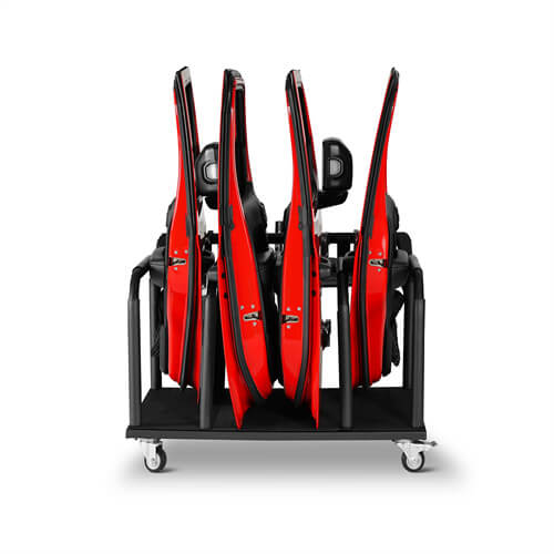 Load image into Gallery viewer, Doors Storage Cart Doors Holder Sliding Rack For 4 Doors 07-23 Jeep Wrangler JK JL &Gladiator JT & 21-23 Ford Bronco - HookeRoad b2084 9