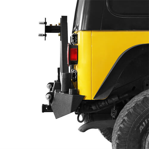 Load image into Gallery viewer, HookeRoad Rear Bumper w/Tire Carrier for 1987-2006 Jeep Wrangler TJ b1010s 6