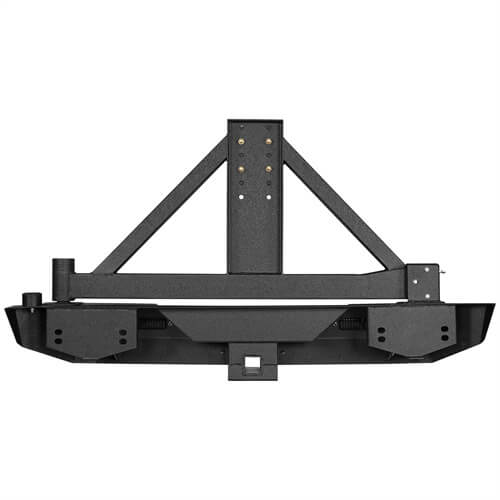 Load image into Gallery viewer, HookeRoad Rear Bumper w/Tire Carrier for 1987-2006 Jeep Wrangler TJ b1010s 8