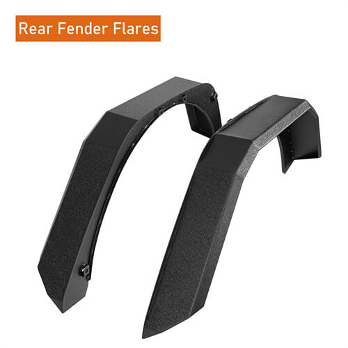 Load image into Gallery viewer, 2018-2024 Jeep JL Fender Flares w/Signal Lights 4x4 Jeep Parts - Hooke Road b3055 27