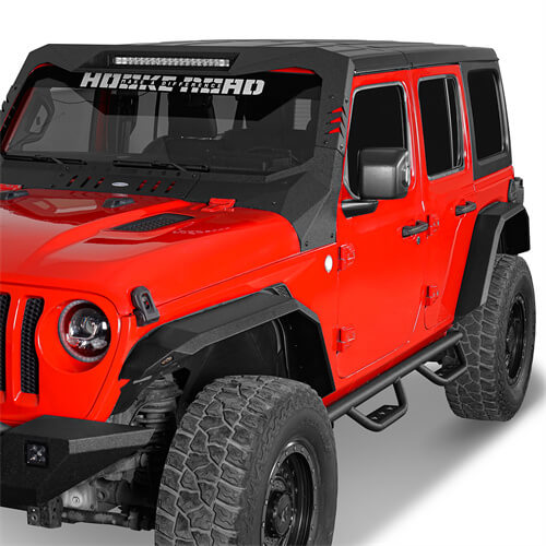 Load image into Gallery viewer, 2018-2024 Jeep JL Fender Flares w/Signal Lights 4x4 Jeep Parts - Hooke Road b3055 7