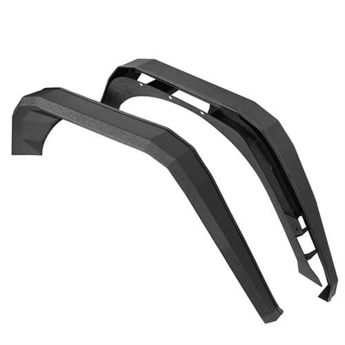 Load image into Gallery viewer, Hooke Road Flat Rear Fender Flares Off Road Parts For Jeep Wrangler JK 2007-2018 b2081s 18