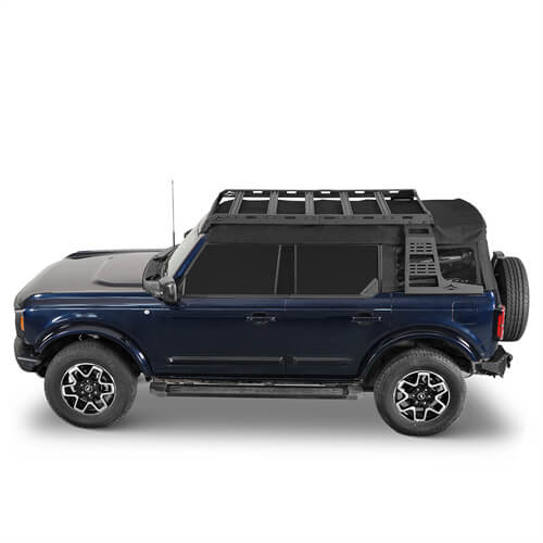 2021 2022 2023 Ford Bronco Aluminum Roof Rack Cargo Rack 4x4 Parts -  Hooke Road b8924s 4