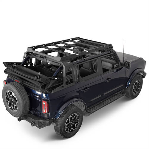 2021 2022 2023 Ford Bronco Aluminum Roof Rack Cargo Rack 4x4 Parts -  Hooke Road b8924s 5