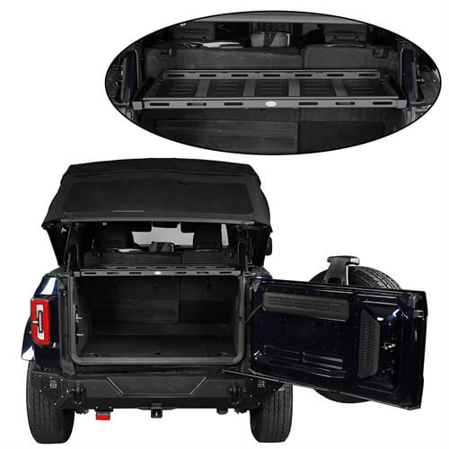 Load image into Gallery viewer, Bronco Interior Cargo Basket Storage Carrier Luggage rack For 2021-2023 Ford Bronco 4-Door - Hooke Road b8917s 3