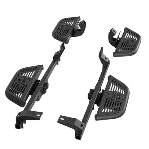 Load image into Gallery viewer, Ford Bronco Side Steps Wheel-To-Wheel Running Boards Side Hoop Steps 4x4 Parts - Hooke Road b8930s 22