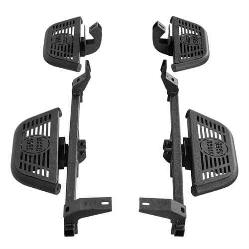 Load image into Gallery viewer, Ford Bronco Side Steps Wheel-To-Wheel Running Boards Side Hoop Steps 4x4 Parts - Hooke Road b8930s 23