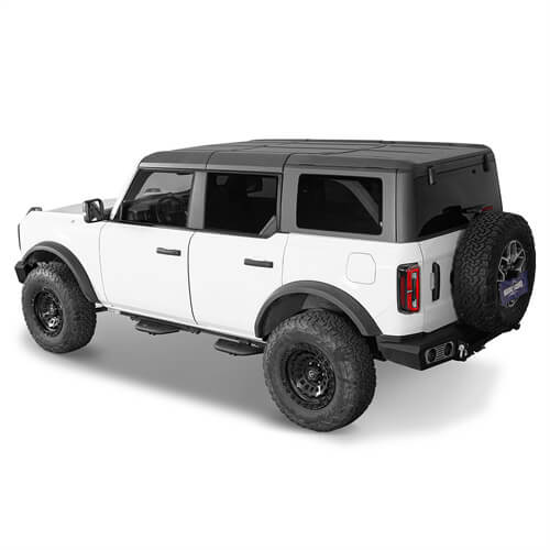 Load image into Gallery viewer, Ford Bronco Side Steps Wheel-To-Wheel Running Boards Side Hoop Steps 4x4 Parts - Hooke Road b8930s 5