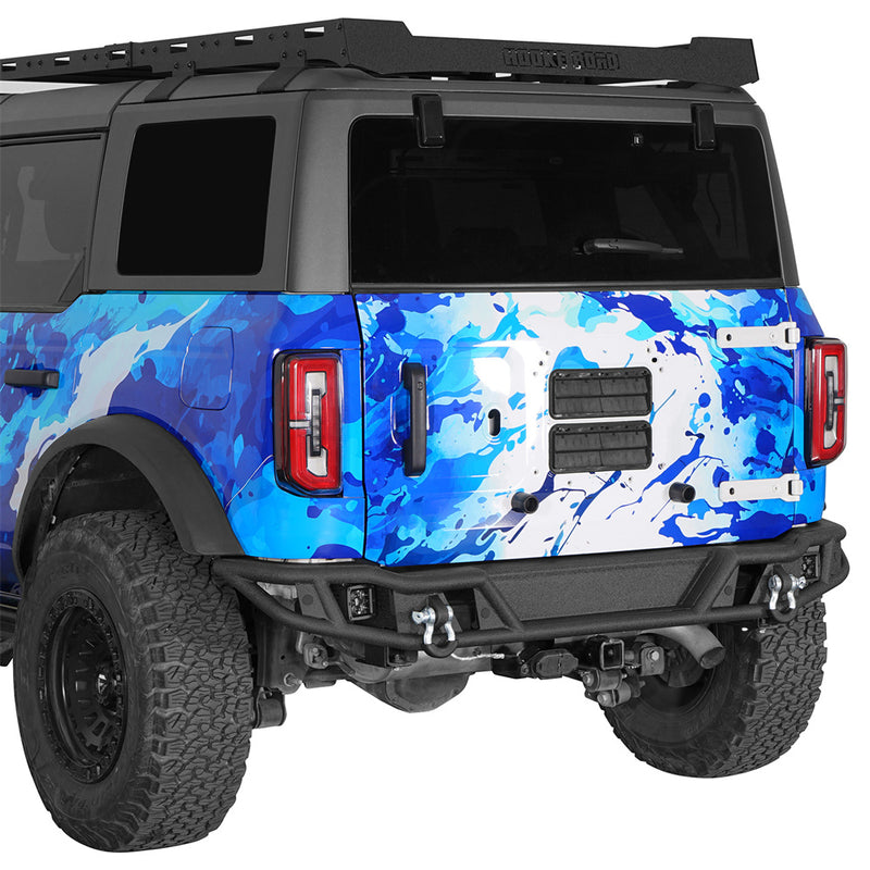 Load image into Gallery viewer, Hooke Road 2021-2025 Ford Bronco Tubular Rear Bumper Replacement b8934s 2