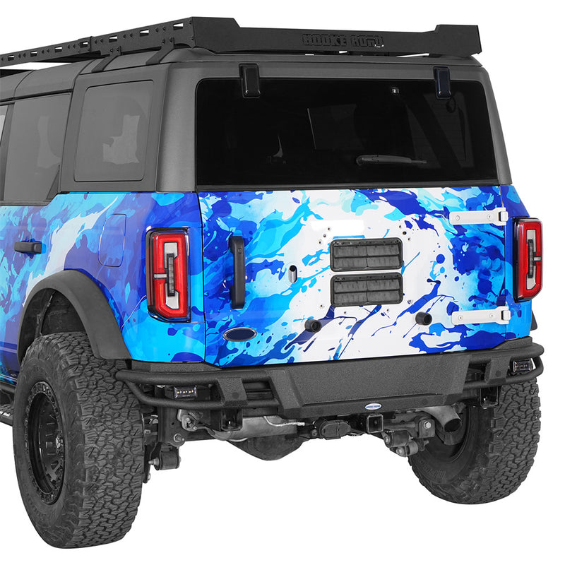 Load image into Gallery viewer, Hooke Road 2021-2026 Ford Bronco Steel Tubular Rear Bumper b8940s 2