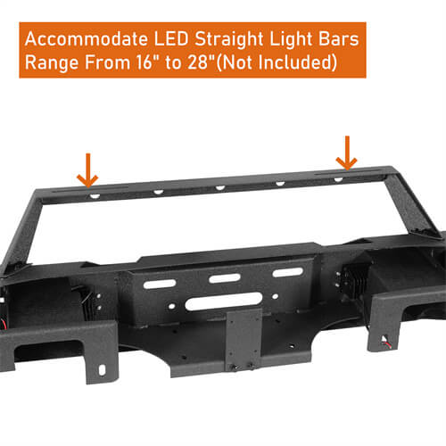 Load image into Gallery viewer, 2004-2008 Ford F-150 Aftermarket Full Width Front Bumper 4x4 Truck Parts - Hooke Road b8005 14