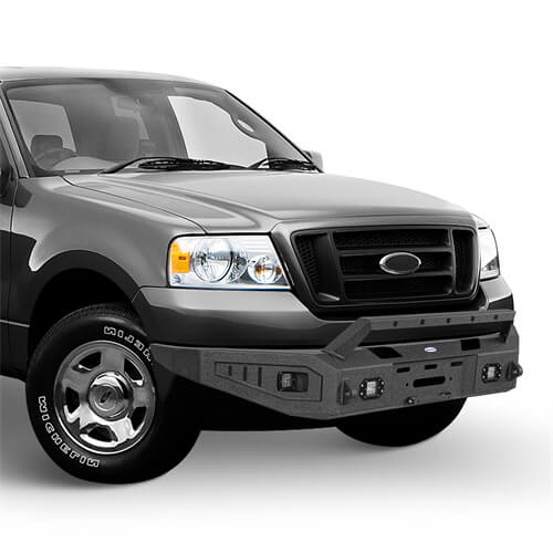 Load image into Gallery viewer, 2004-2008 Ford F-150 Aftermarket Full Width Front Bumper 4x4 Truck Parts - Hooke Road b8005 6