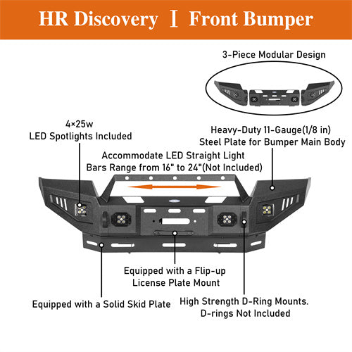 Load image into Gallery viewer, 2004-2008 Ford F-150 Front Bumper Aftermarket Bumper 4×4 Truck Parts - Hooke Road b8006 11
