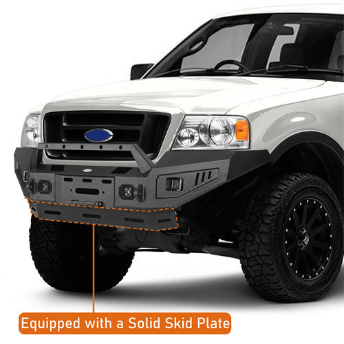 Load image into Gallery viewer, 2004-2008 Ford F-150 Front Bumper Aftermarket Bumper 4×4 Truck Parts - Hooke Road b8006 8