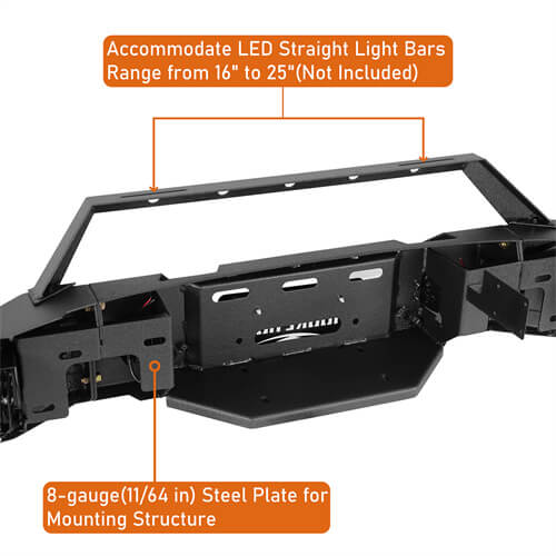 Load image into Gallery viewer, 2015-2017 Ford F-150 Front Bumper Aftermarket Bumper Pickup Truck Parts - Hooke Road2015-2017 Ford F-150 Front Bumper Aftermarket Bumper Pickup Truck Parts - Hooke Road b8280 12
