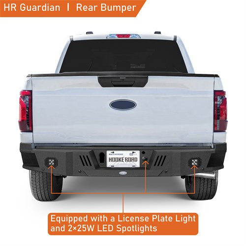 Hooke Road Ford F-150 2021-2024 Rear Bumper, Excluding Raptor & Tremor b8302 11