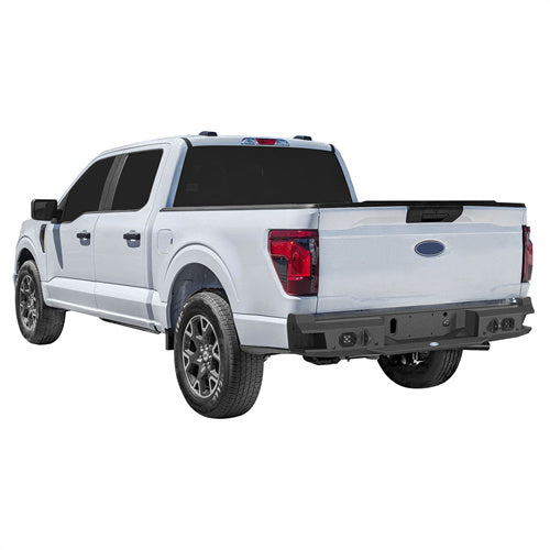 Load image into Gallery viewer, Hooke Road Ford F-150 Rear Bumper w/Spotlights for 2021-2024 Ford F-150, Excluding Raptor & Tremor b8303 3