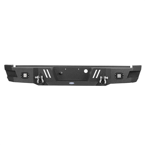 Load image into Gallery viewer, Ford F-250 Replacement Rear Bumper with LED White Square Floodlights for 2011-2016 F-250 B8524 7