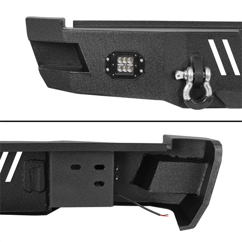 Load image into Gallery viewer, Ford F-250 Replacement Rear Bumper with LED White Square Floodlights for 2011-2016 F-250 B8524 9