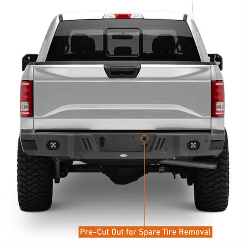 Load image into Gallery viewer, 2018-2020 Ford F-150 Rear Bumper Aftermarket Bumper 4x4 Truck Parts - Hooke Road B8260 16