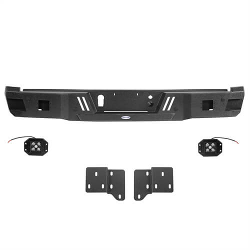 Load image into Gallery viewer, 2018-2020 Ford F-150 Rear Bumper Aftermarket Bumper 4x4 Truck Parts - Hooke Road B8260 18